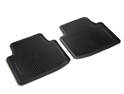 Allwetterfußmatten  hinten, Schwarz