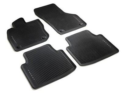 Allwetterfußmatten  vorne und hinten, Schwarz, mit Schriftzug, Linkslenker, PR:L0L