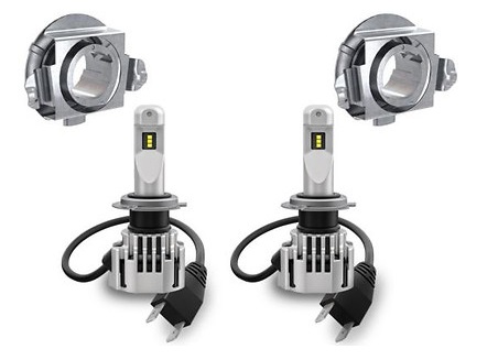 H7-LED Abblendlicht, 2 Glühlampen, Adapter A03, Montageanleitung H7-LED Abblendlicht, 2 Glühlampen, Adapter A03, Montageanleitung