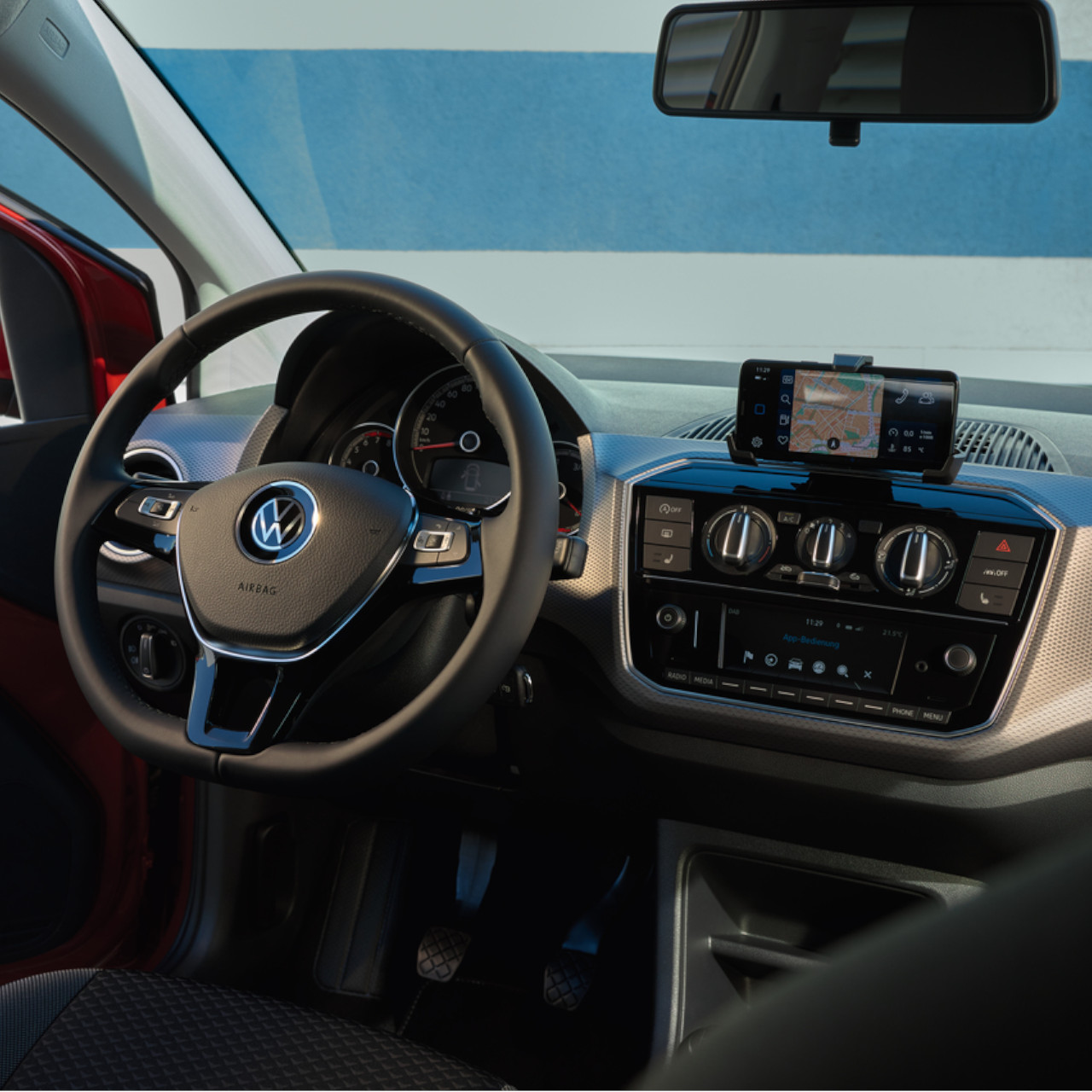 VW Up Innenausstattung  VW Up Innenausstattung des Cockpits