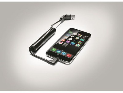 USB-Adapterleitung für mobile Endgeräte mit Apple Lightning-Buchse, gewinkelt USB-Adapterleitung für mobile Endgeräte mit Apple Lightning-Buchse, gewinkelt
