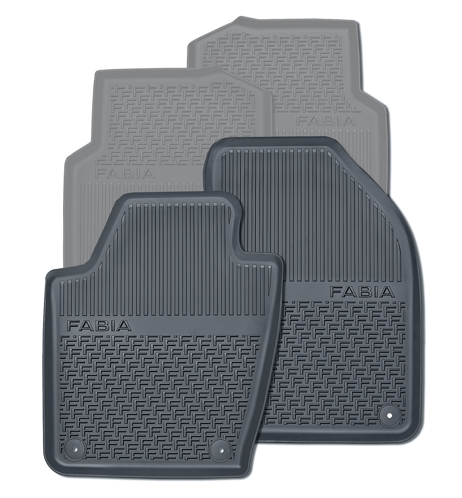 Gummifußmatten-Set vorne FABIA III Gummifußmatten-Set vorne FABIA III