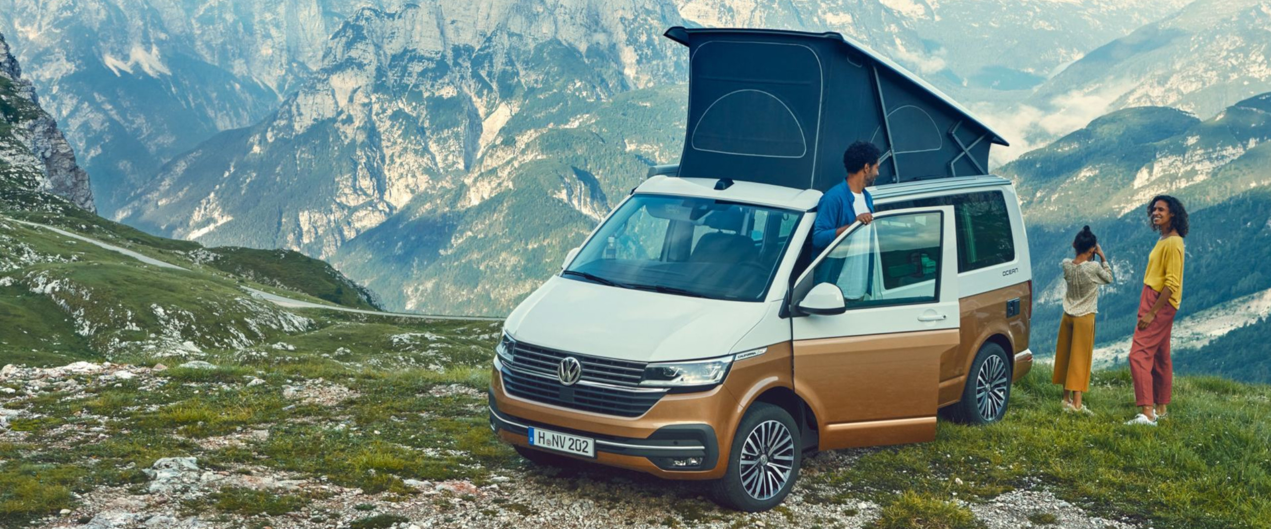 Campingauslfug in die Berge mit dem VW Transporter California