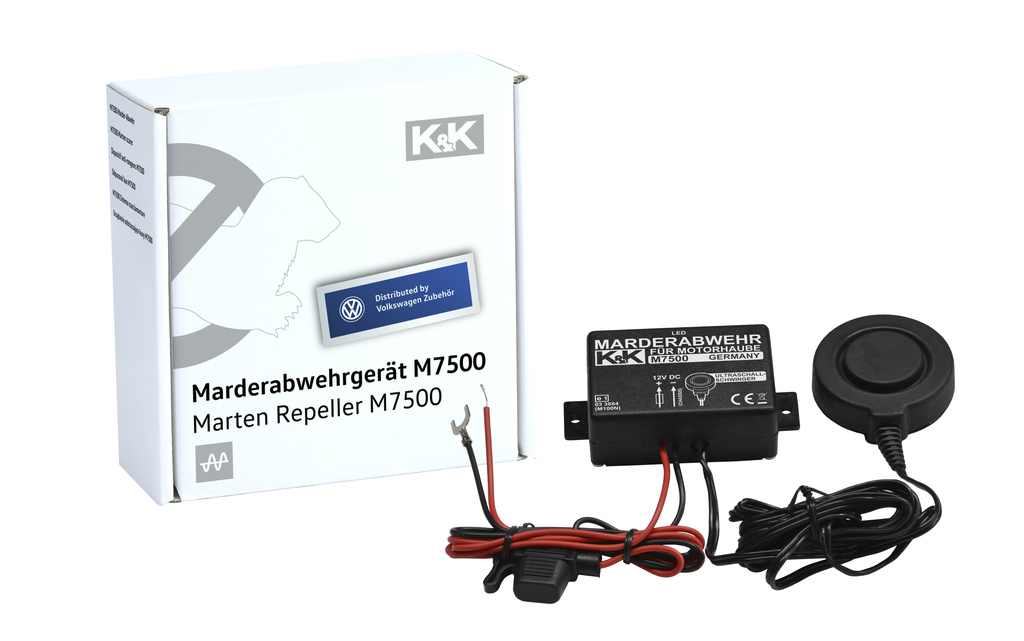 Marder-Abwehranlage (elektrotechnisch)  K&K M7500 Ultraschall, Fahrzeugkarosserie