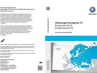 Navigations-DVD-Rom "CY Europa Ost" (V17)