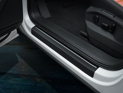asomo-Schutzfolien schützen Kunststoff- und Lackflächen - Einstiegleisten- Schutzfolie-Set 150µ transparent für Audi Modelle