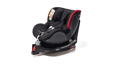 Kindersitz Dualfix i-Size  schwarz/rot