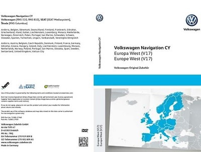 Navigations-DVD-ROM CY Europa West V17