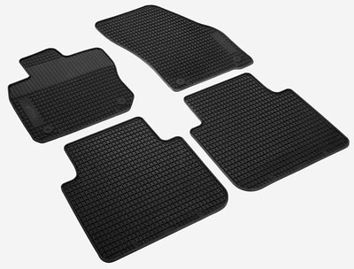 Gummifußmatten vorne und 2. Sitzreihe, Schwarz, "Plus", Linkslenker, PR:L0L Gummifußmatten vorne und 2. Sitzreihe, Schwarz, "Plus", Linkslenker, PR:L0L