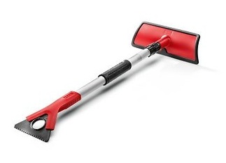 Eiskratzer mit Schneeschieber und Teleskopstange