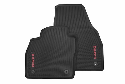 Allwetterfussmatte  vorne rot