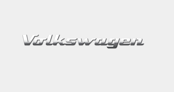 Schriftzug Volkswagen