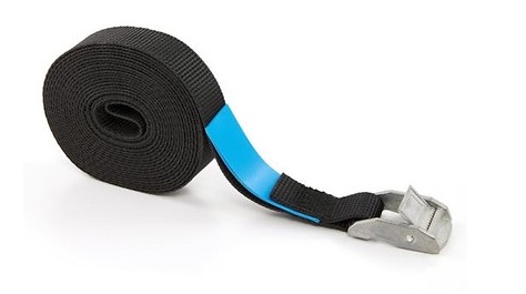 Spanngurt mit Klemmschloss, DIN EN 12195-2, 400 cm x 2,5 cm