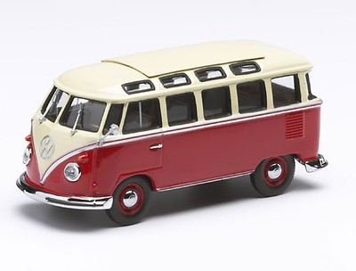Modellauto 1:43, T1c "Samba Bus", Rot/Cream