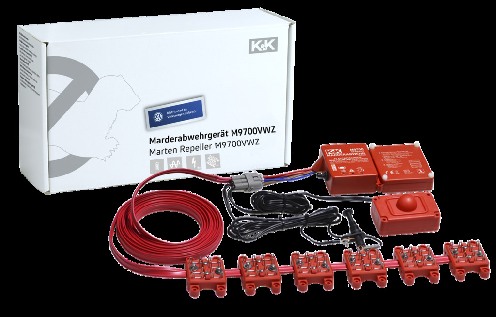 Marder-Abwehranlage (elektrotechnisch) M9700, Kombigerät, Batteriebetrieben Marder-Abwehranlage (elektrotechnisch) M9700, Kombigerät, Batteriebetrieben