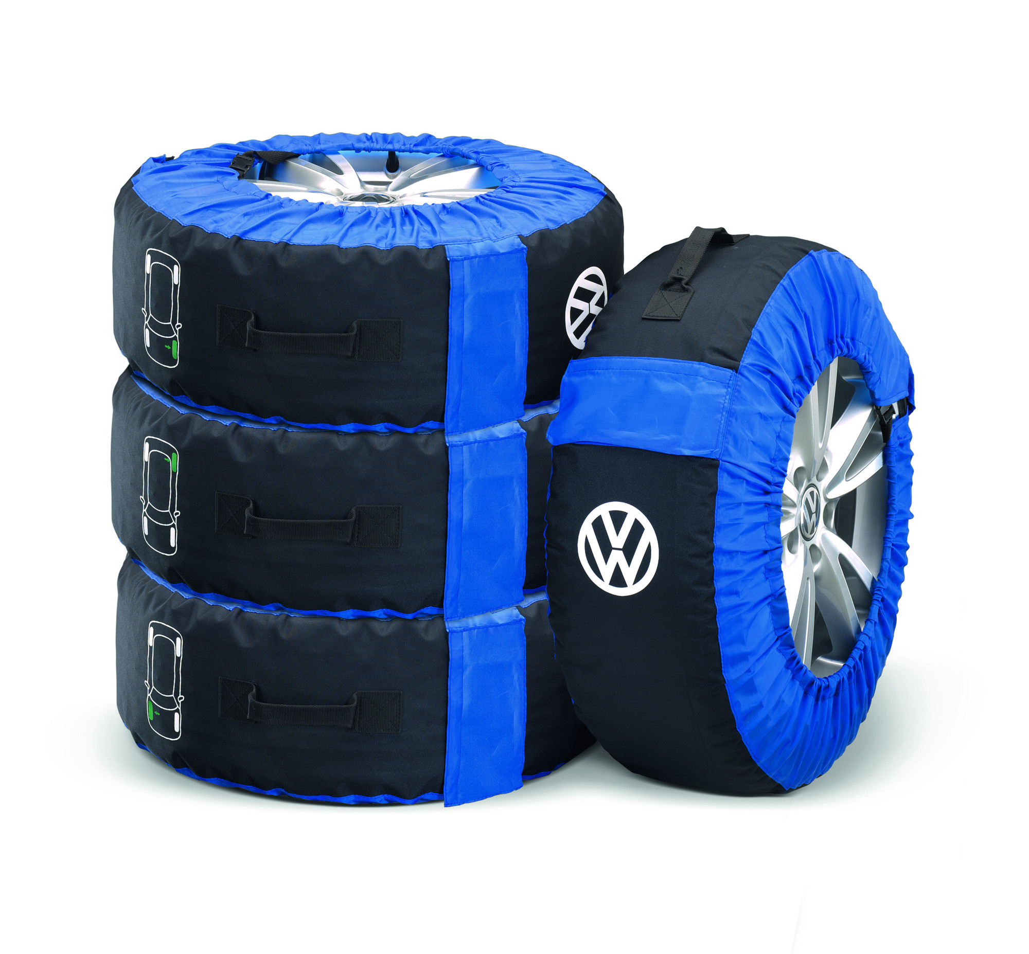 Volkswagen Original Reifentaschen-Set bis 18 Zoll Volkswagen Original Reifentaschen-Set bis 18 Zoll