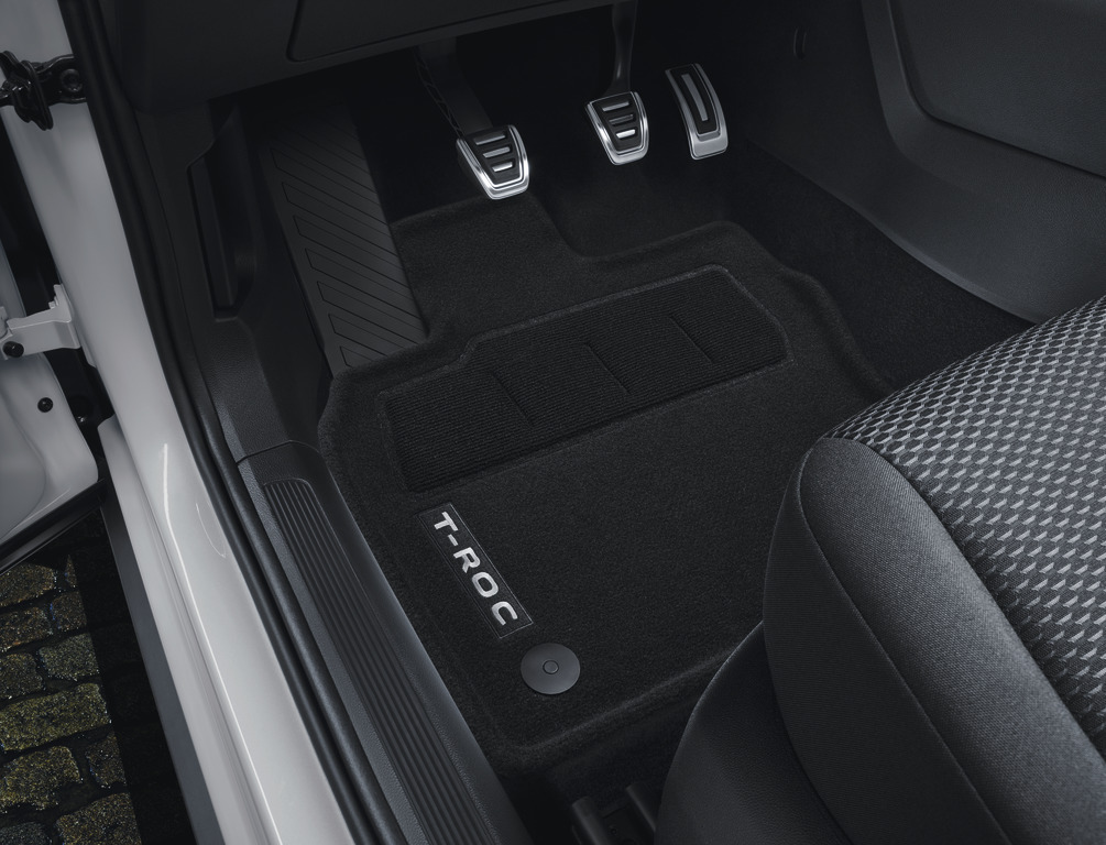 Textilfußmatte vorn und hinten, Optimat 3D, Schwarz Textilfußmatte vorn und hinten, Optimat 3D, Schwarz